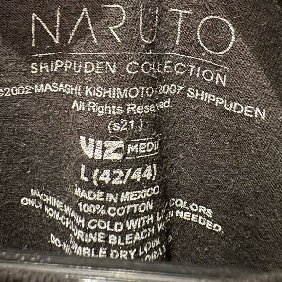 Naruto ramen shop Black Graphic T-Shirt LARGE - Picture 4 of 4